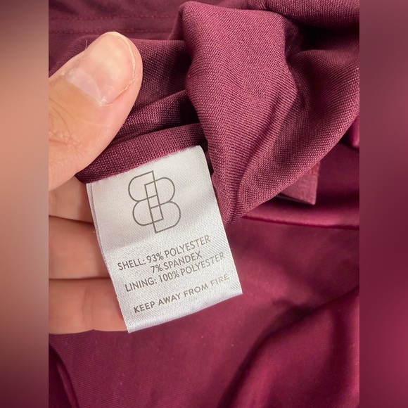 NWOT Baltic Born Sofia velvet maxi dress burgundy size S - Picture 11 of 12